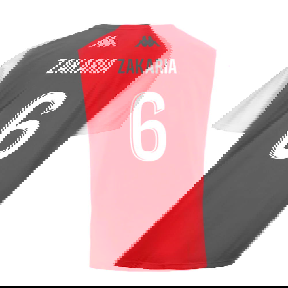 2024-2025 AS Monaco Player Training Shirt (Red) (Zakaria 6)