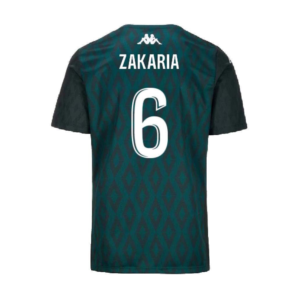 2024-2025 AS Monaco Pre-Match Shirt (Green) (Zakaria 6)