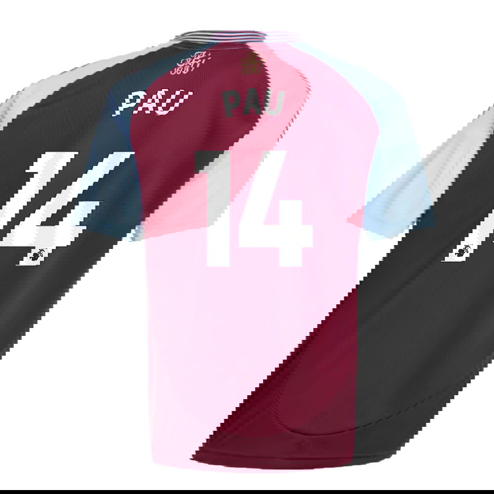 2024-2025 Aston Villa Home Shirt (Kids) (Pau 14)