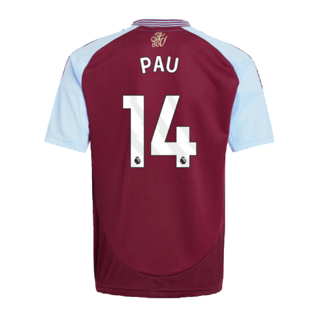 2024-2025 Aston Villa Home Shirt (Kids) (Pau 14)