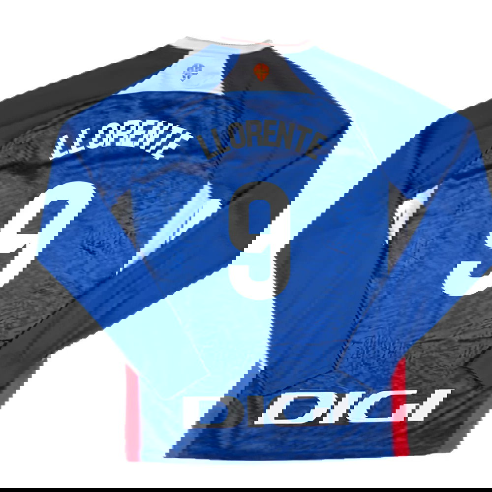 2024-2025 Athletic Bilbao Long Sleeve Away Shirt (Llorente 9)