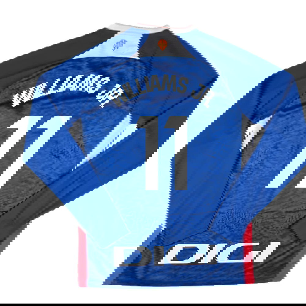 2024-2025 Athletic Bilbao Long Sleeve Away Shirt (Williams JR. 11)