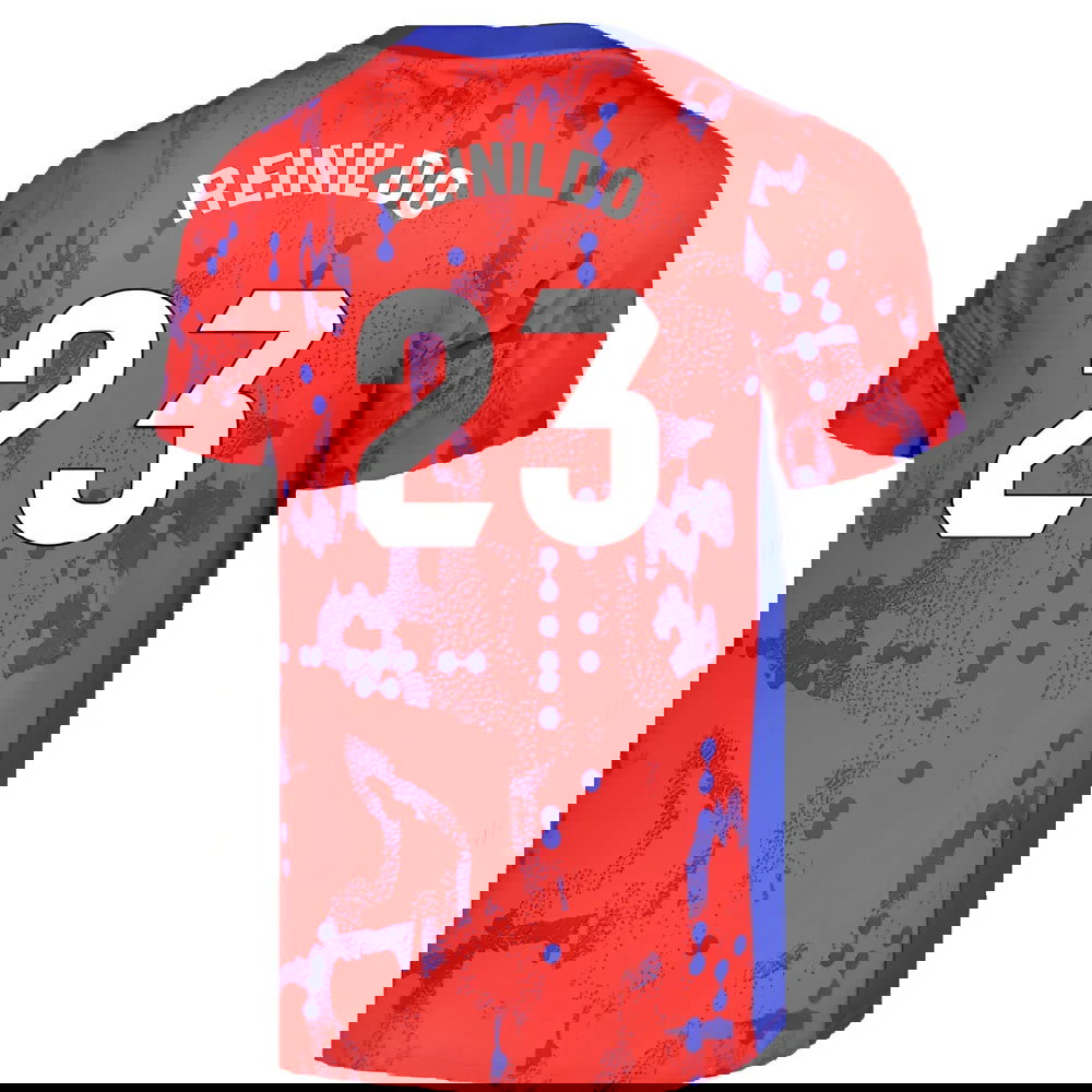 2024-2025 Atletico Madrid Dri-FIT Pre-Match Shirt (Red) (Reinildo 23)