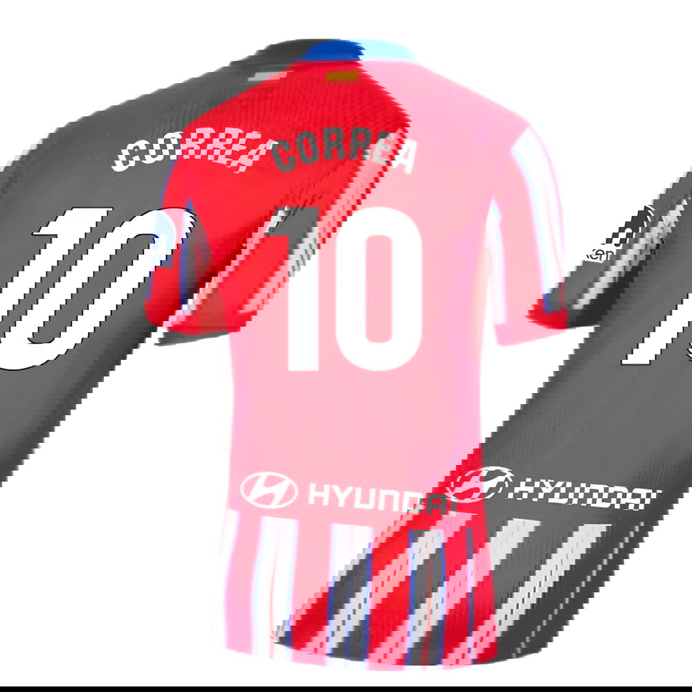 2024-2025 Atletico Madrid Home Shirt (Correa 10)