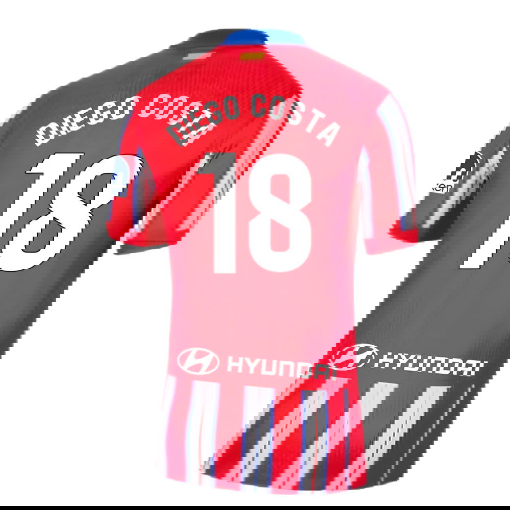 2024-2025 Atletico Madrid Home Shirt (Diego Costa 18)