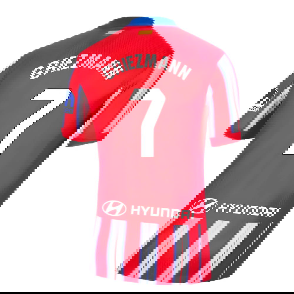 2024-2025 Atletico Madrid Home Shirt (Griezmann 7)