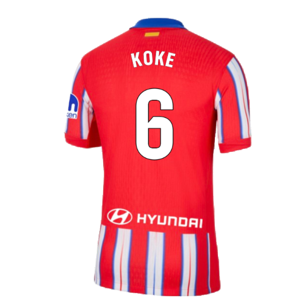 2024-2025 Atletico Madrid Home Shirt (Kids) (Koke 6)