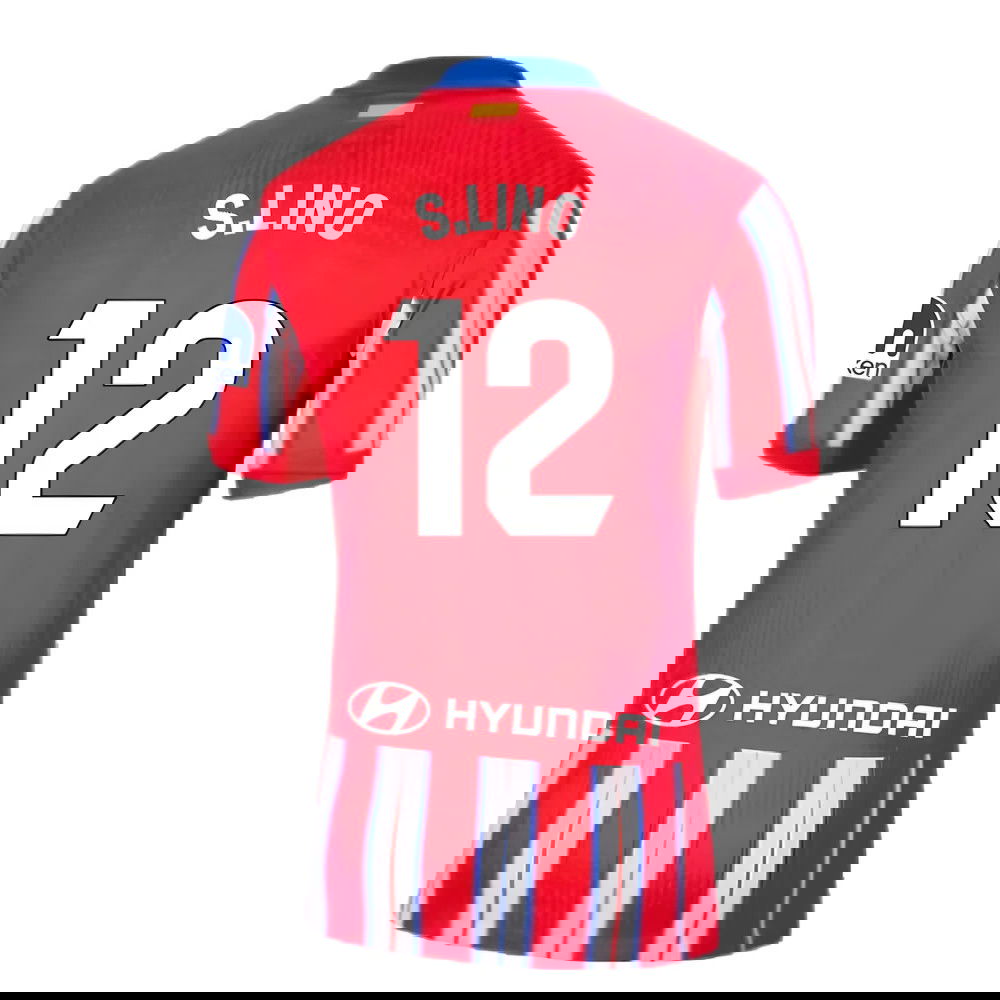 2024-2025 Atletico Madrid Home Shirt (S.Lino 12)