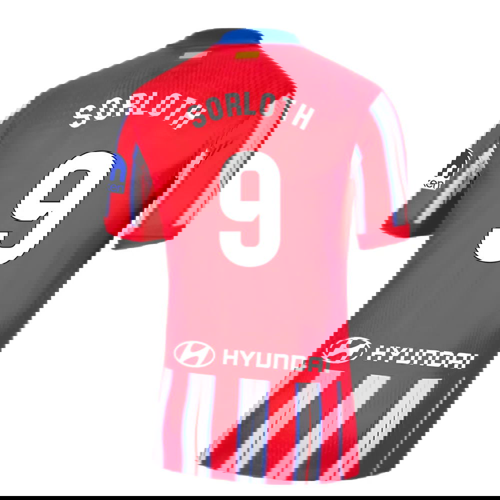 2024-2025 Atletico Madrid Home Shirt (Sorloth 9)