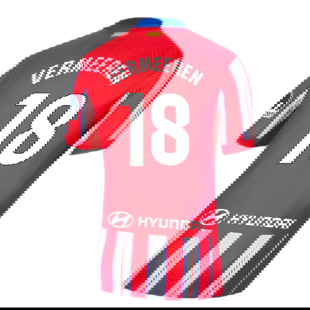 2024-2025 Atletico Madrid Home Shirt (Vermeeren 18)