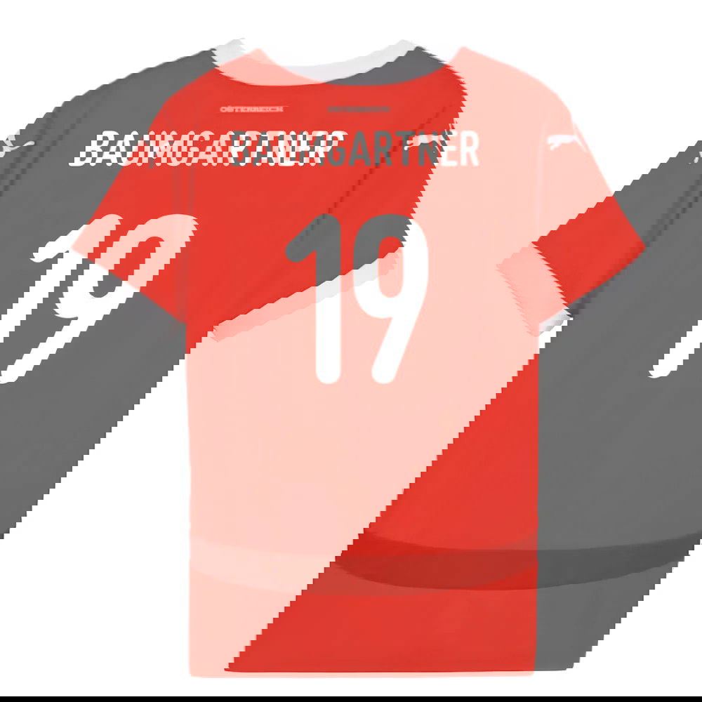 2024-2025 Austria Home Shirt (Kids) (Baumgartner 19)