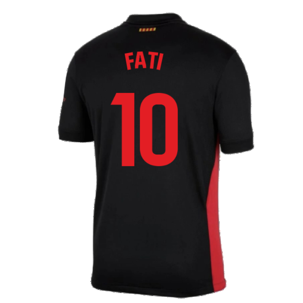 2024-2025 Barcelona Away Shirt (no sponsor) (Fati 10)