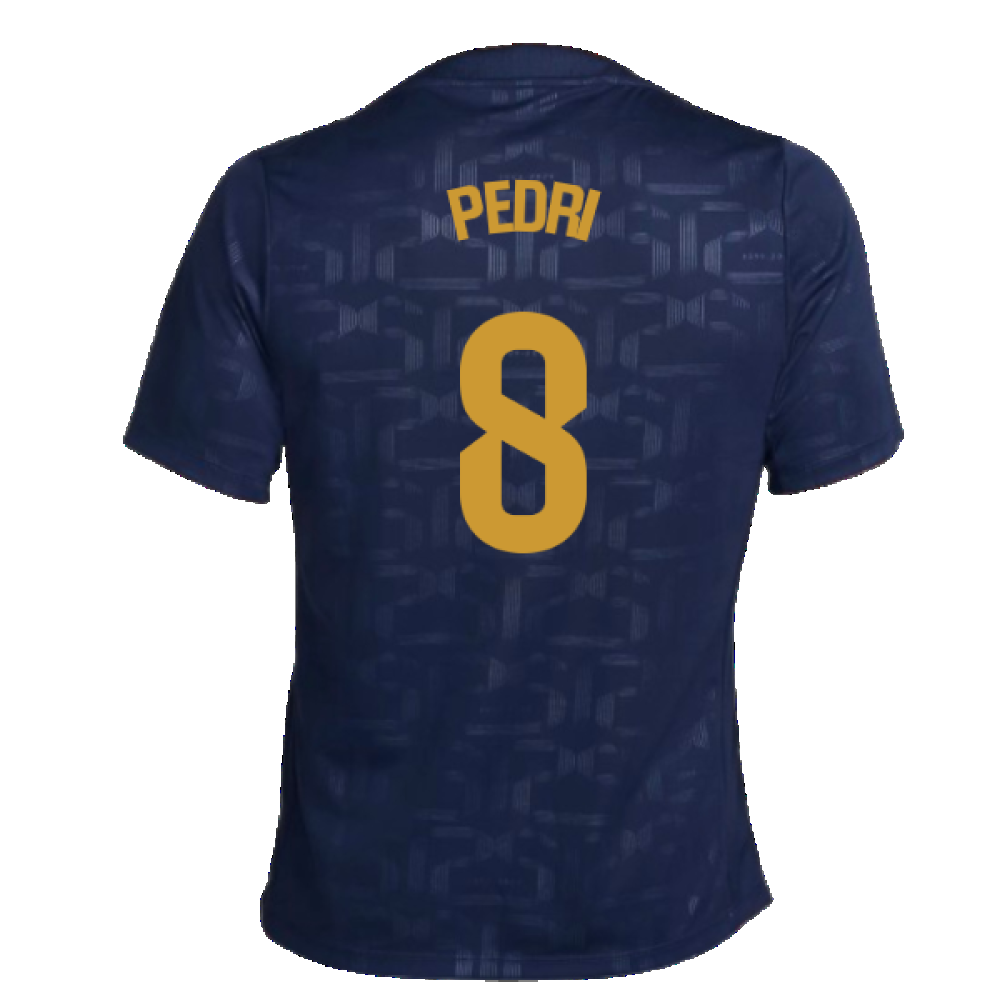 2024-2025 Barcelona Dri-Fit Academy Pro Pre-Match Top (Navy) (Pedri 8)