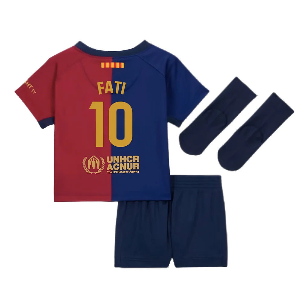 2024-2025 Barcelona Home Baby Kit (Fati 10)
