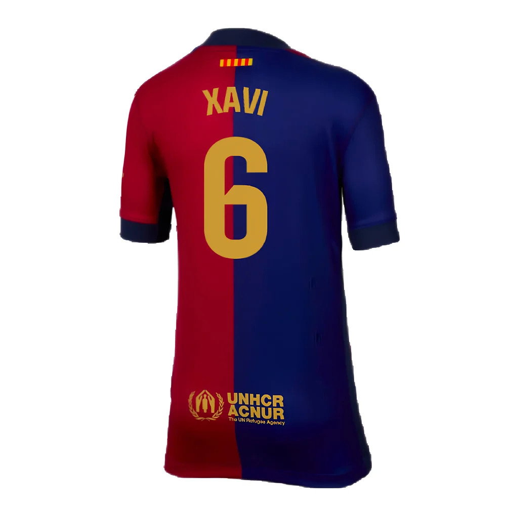 2024-2025 Barcelona Home Shirt (Kids) (Xavi 6)