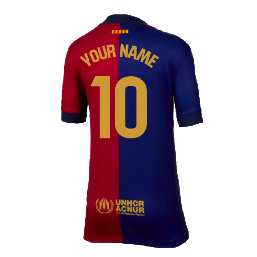 2024-2025 Barcelona Home Shirt (Kids) (Your Name)