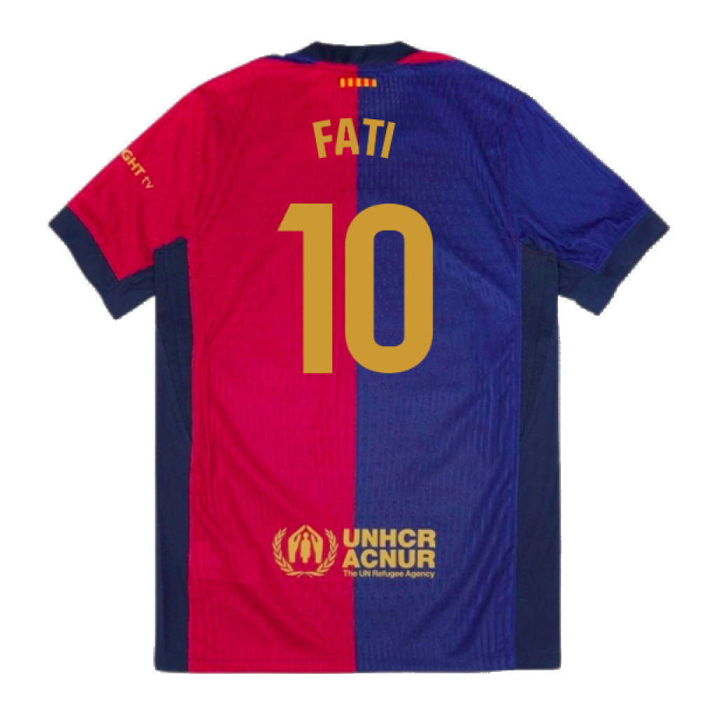 2024-2025 Barcelona Vapor Match Home Shirt (Fati 10)