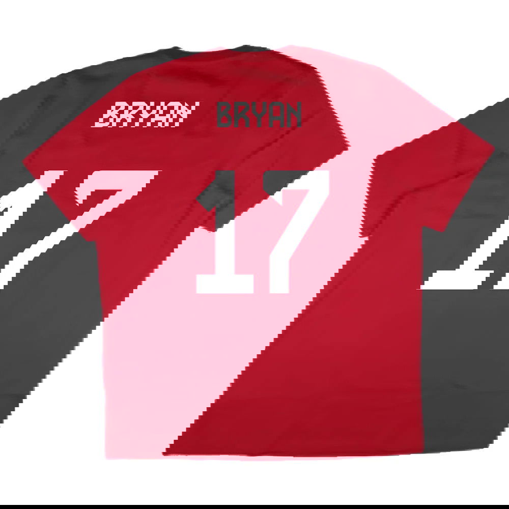 2024-2025 Bayern Munich DNA Graphic Tee (Red) (Bryan 17)