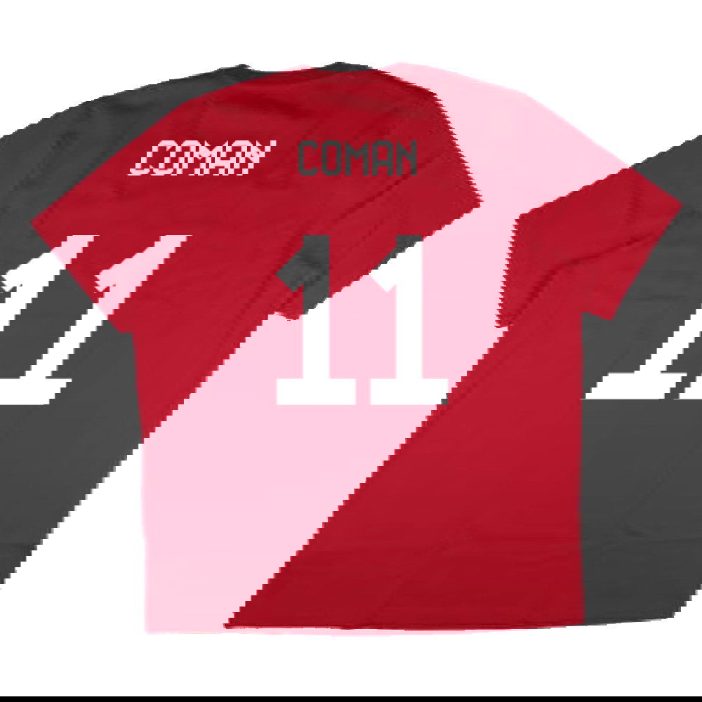 2024-2025 Bayern Munich DNA Graphic Tee (Red) (Coman 11)