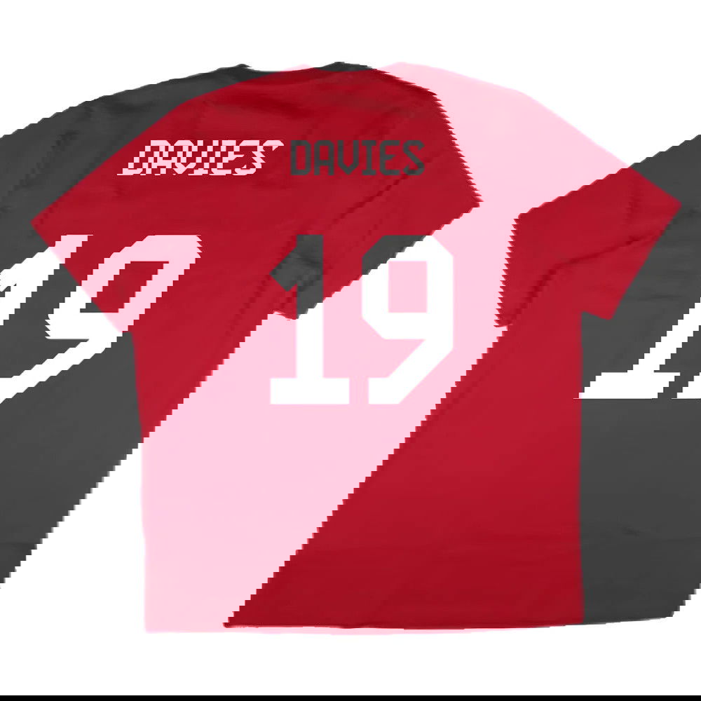 2024-2025 Bayern Munich DNA Graphic Tee (Red) (Davies 19)