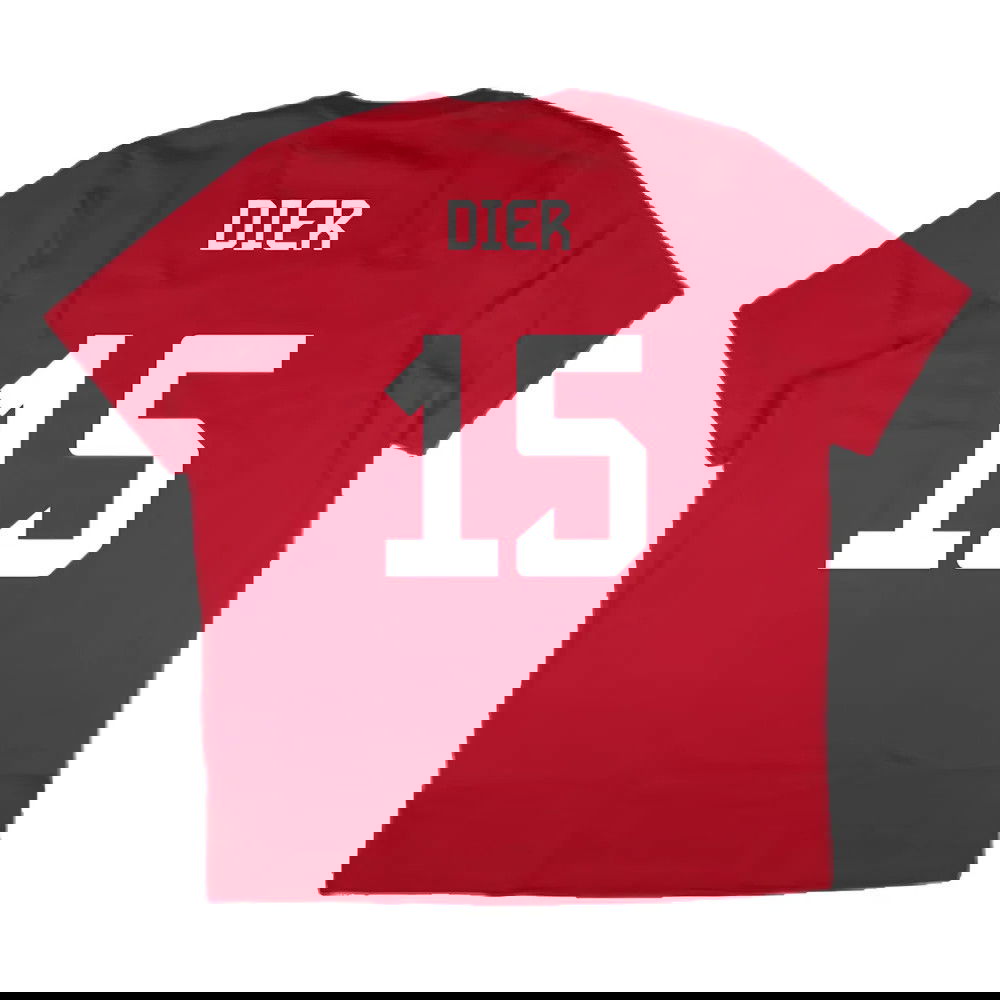 2024-2025 Bayern Munich DNA Graphic Tee (Red) (Dier 15)