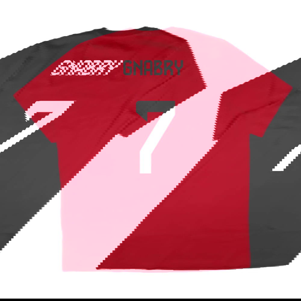 2024-2025 Bayern Munich DNA Graphic Tee (Red) (Gnabry 7)