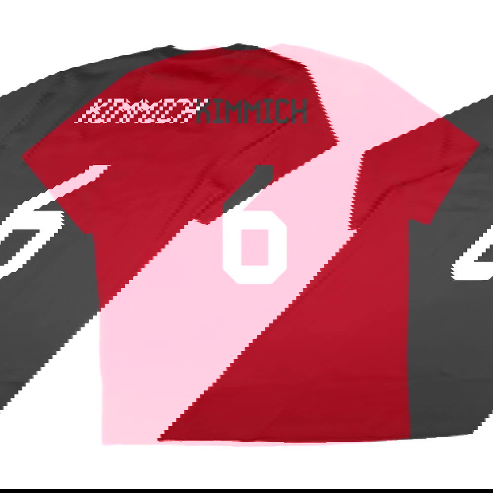 2024-2025 Bayern Munich DNA Graphic Tee (Red) (Kimmich 6)