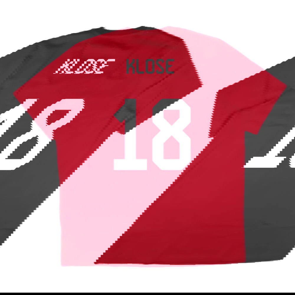 2024-2025 Bayern Munich DNA Graphic Tee (Red) (Klose 18)