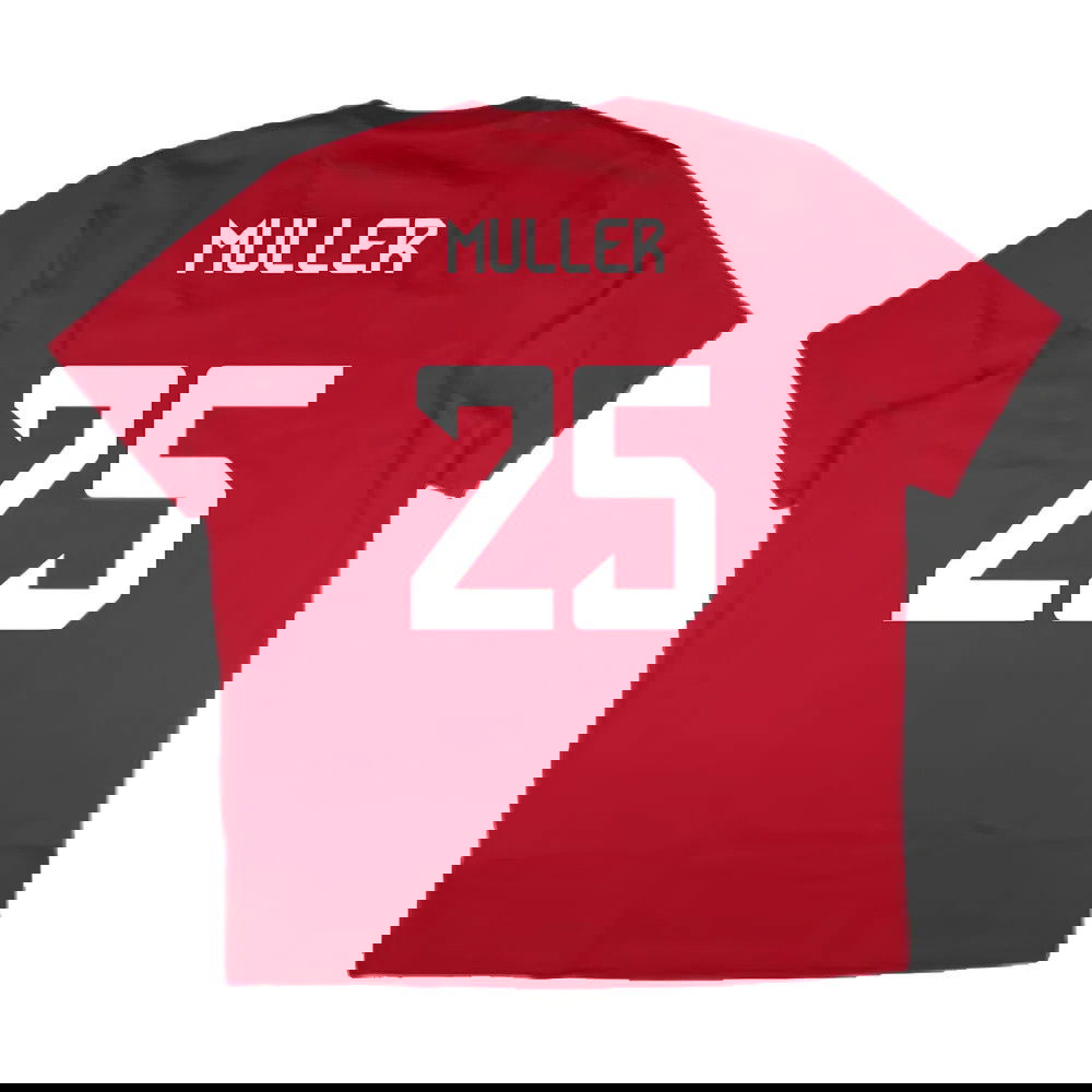 2024-2025 Bayern Munich DNA Graphic Tee (Red) (Muller 25)