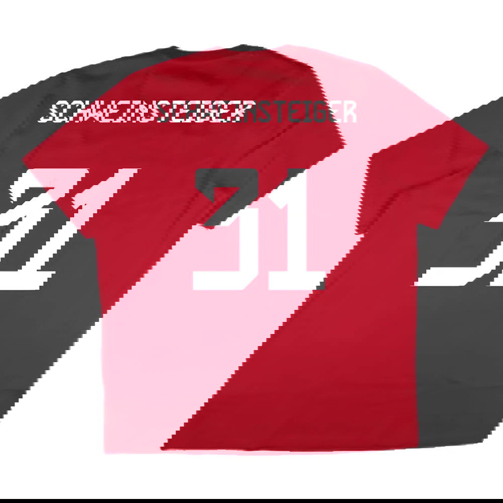 2024-2025 Bayern Munich DNA Graphic Tee (Red) (Schweinsteiger 31)