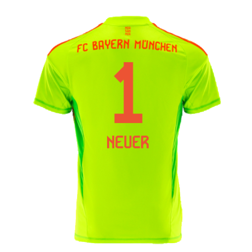 2024-2025 Bayern Munich Home Goalkeeper Shirt (Yellow) (Neuer 1)