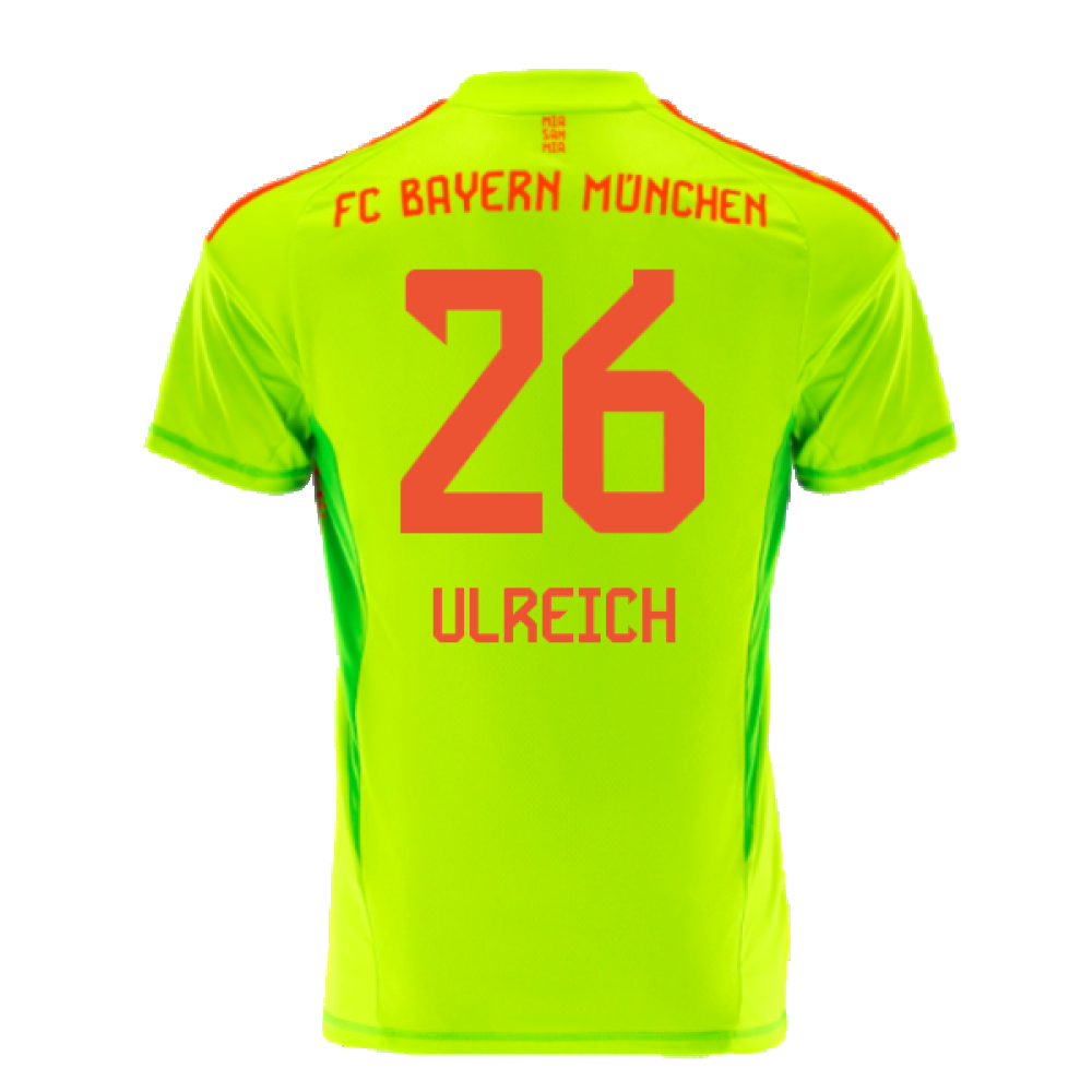 2024-2025 Bayern Munich Home Goalkeeper Shirt (Yellow) (Ulreich 26)