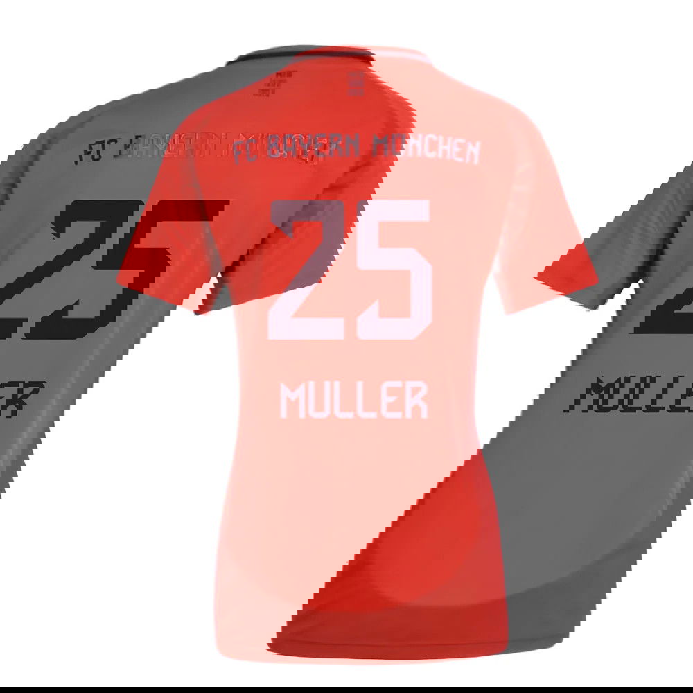 2024-2025 Bayern Munich Home Shirt (Womens) (Muller 25)
