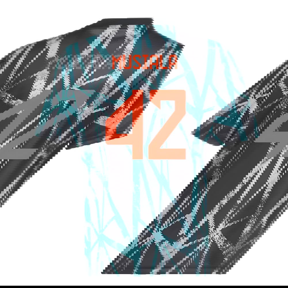 2024-2025 Bayern Munich Pre-Match Shirt (Black) - Kids (Musiala 42)