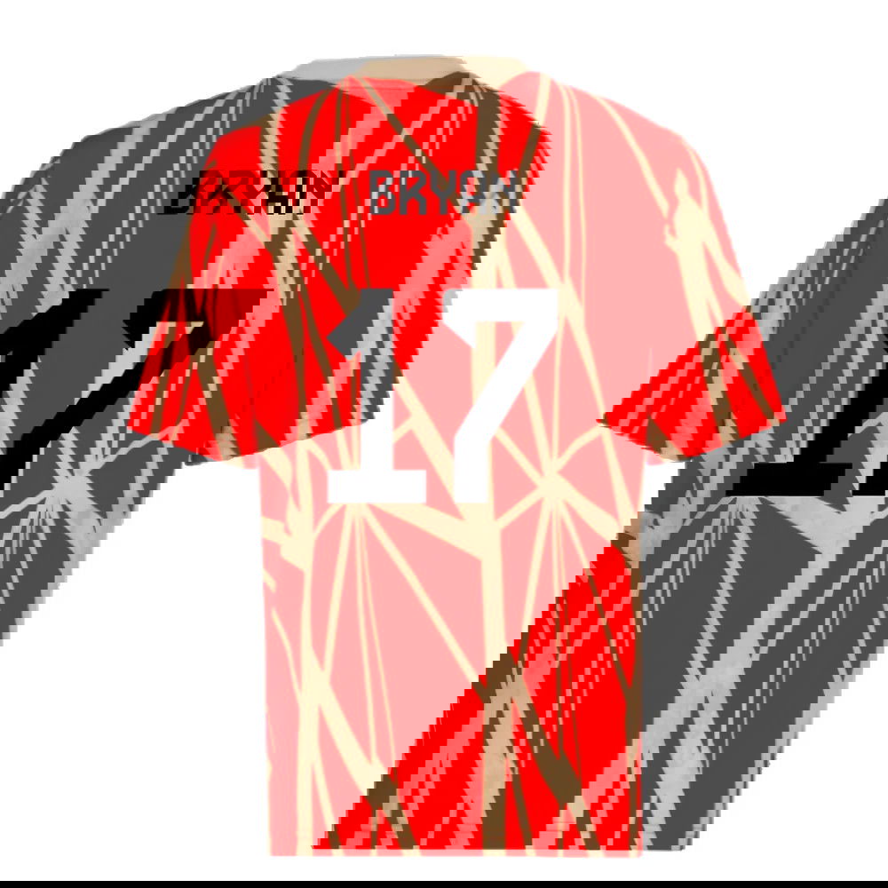 2024-2025 Bayern Munich Pre-Match Shirt (Red) (Bryan 17)