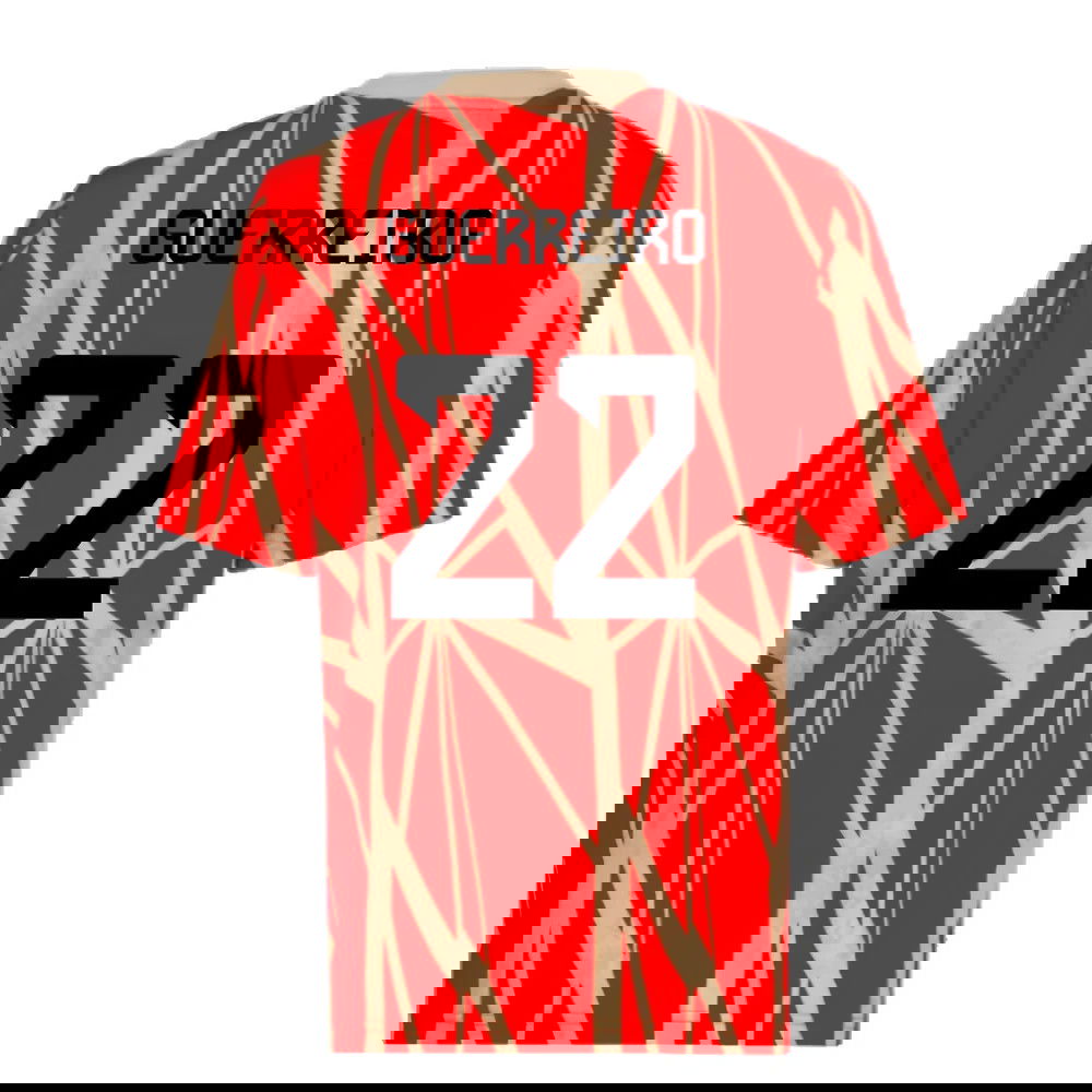 2024-2025 Bayern Munich Pre-Match Shirt (Red) (Guerreiro 22)