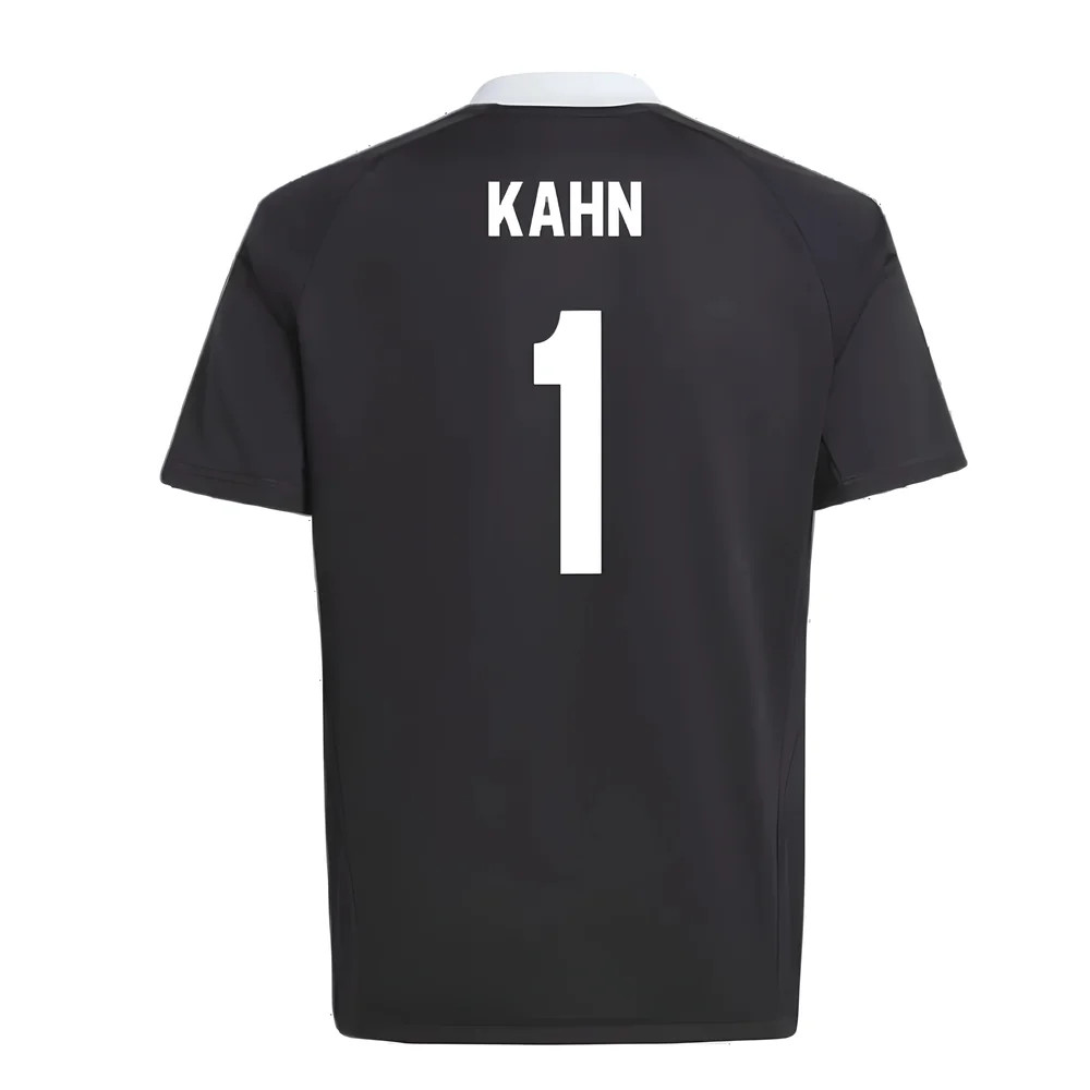 2024-2025 Bayern Munich Third Goalkeeper Shirt (Black) - Kids (Kahn 1)