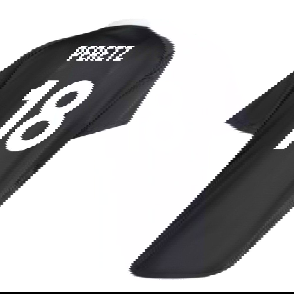 2024-2025 Bayern Munich Third Goalkeeper Shirt (Black) (Peretz 18)