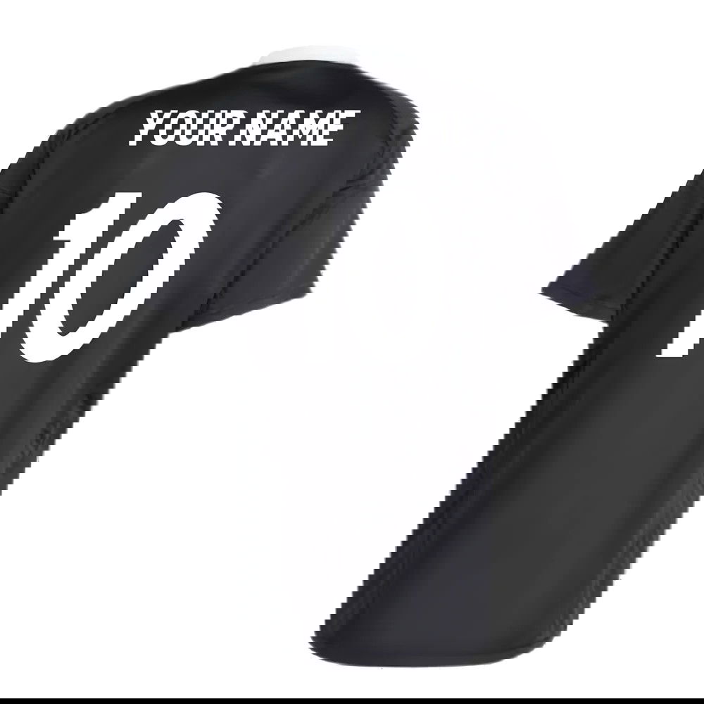 2024-2025 Bayern Munich Third Goalkeeper Shirt (Black) (Your Name)