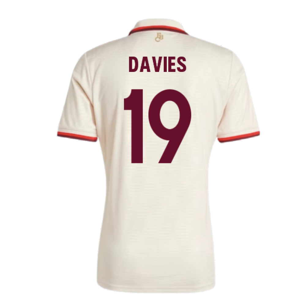 2024-2025 Bayern Munich Third Shirt (Davies 19)