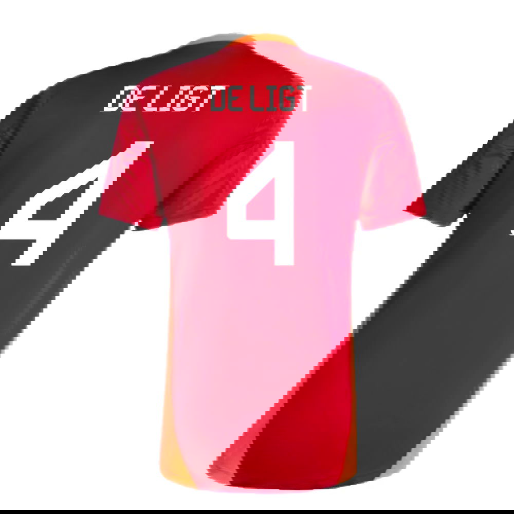 2024-2025 Bayern Munich Training Shirt (Red) (De Ligt 4)