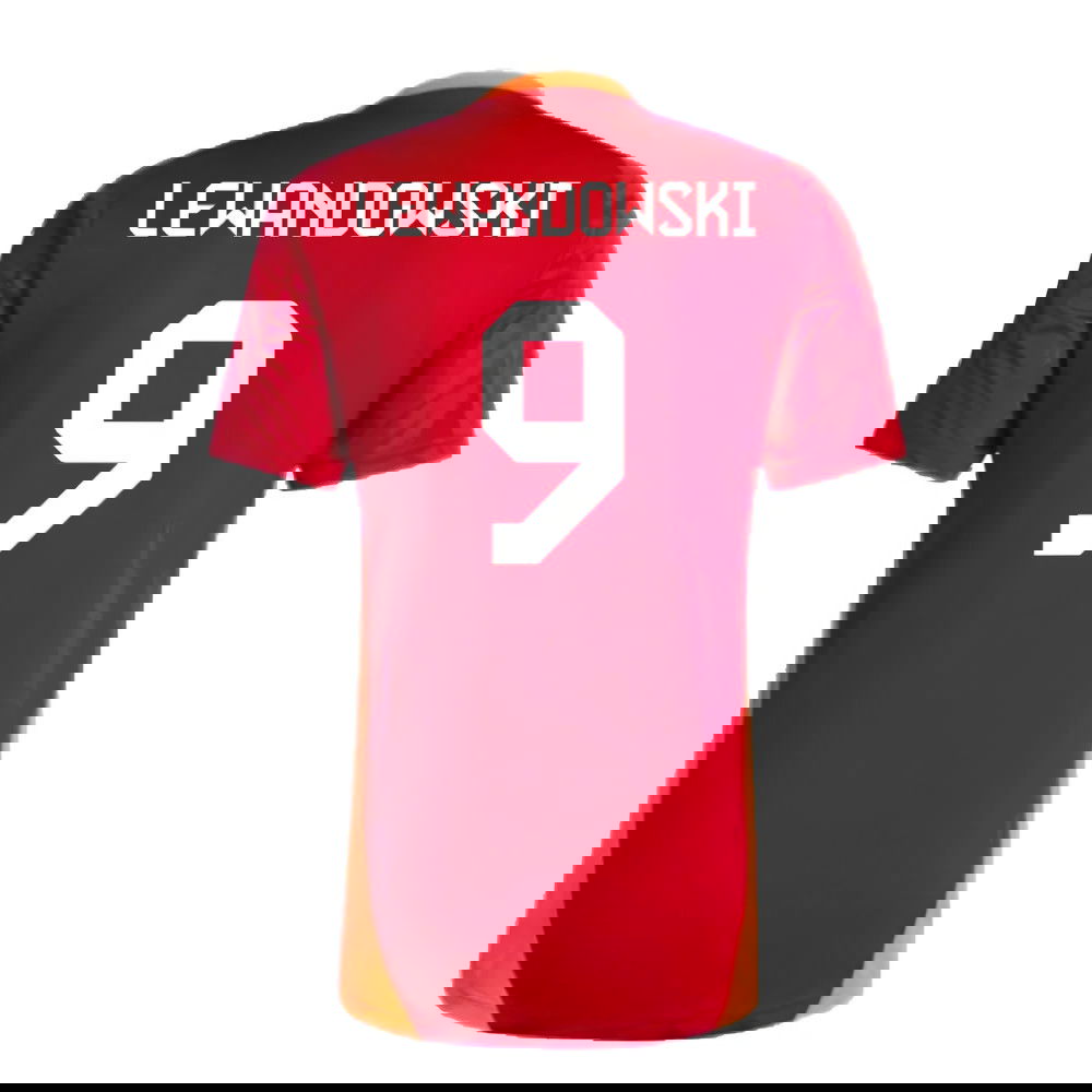 2024-2025 Bayern Munich Training Shirt (Red) (Lewandowski 9)