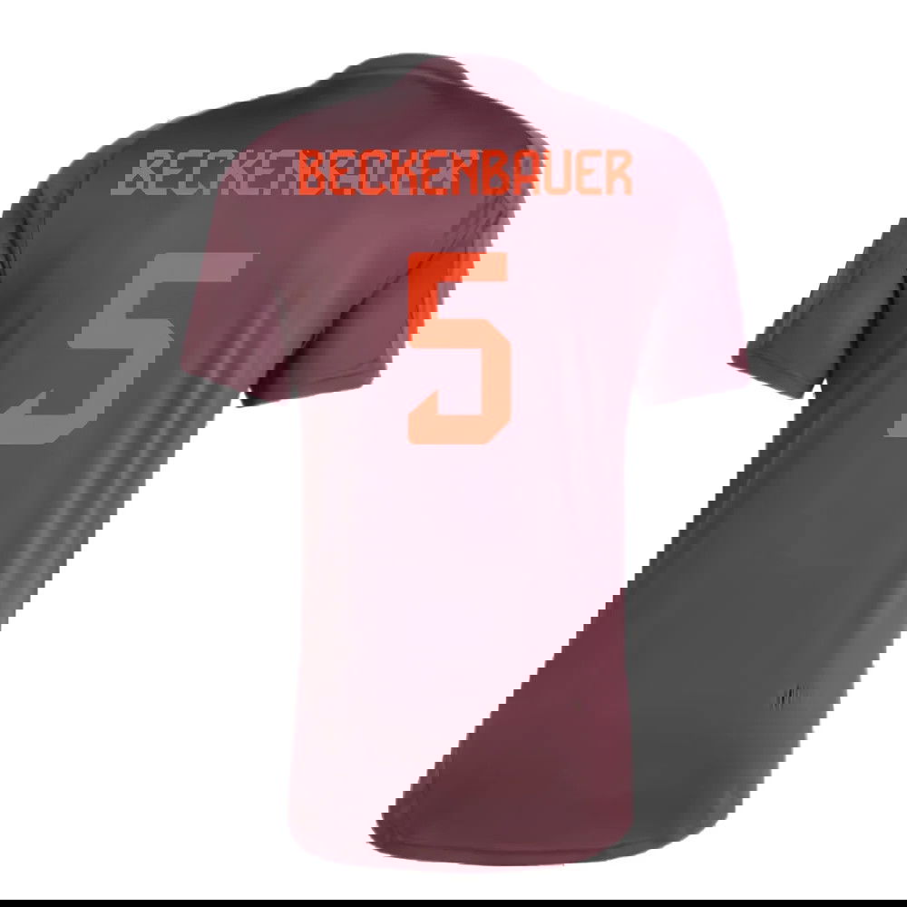 2024-2025 Bayern Munich Training Shirt (Shadow Maroon) (Beckenbauer 5)