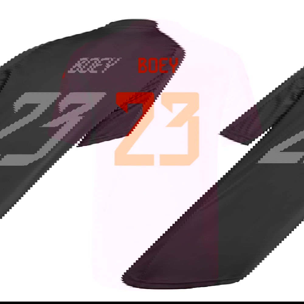 2024-2025 Bayern Munich Training Shirt (Shadow Maroon) - Kids (Boey 23)