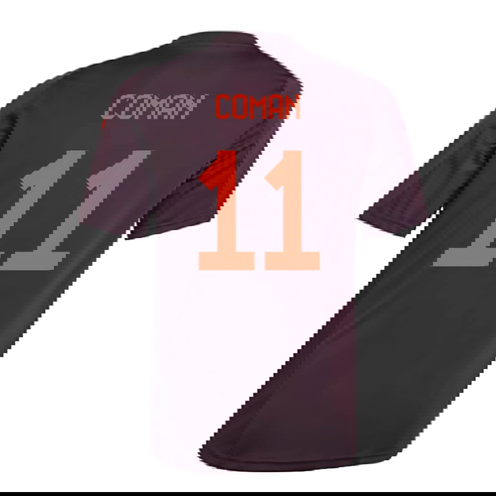 2024-2025 Bayern Munich Training Shirt (Shadow Maroon) - Kids (Coman 11)