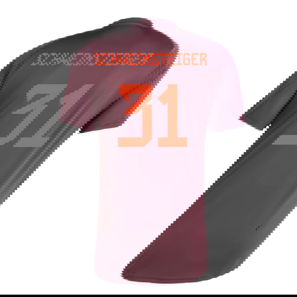 2024-2025 Bayern Munich Training Shirt (Shadow Maroon) (Schweinsteiger 31)