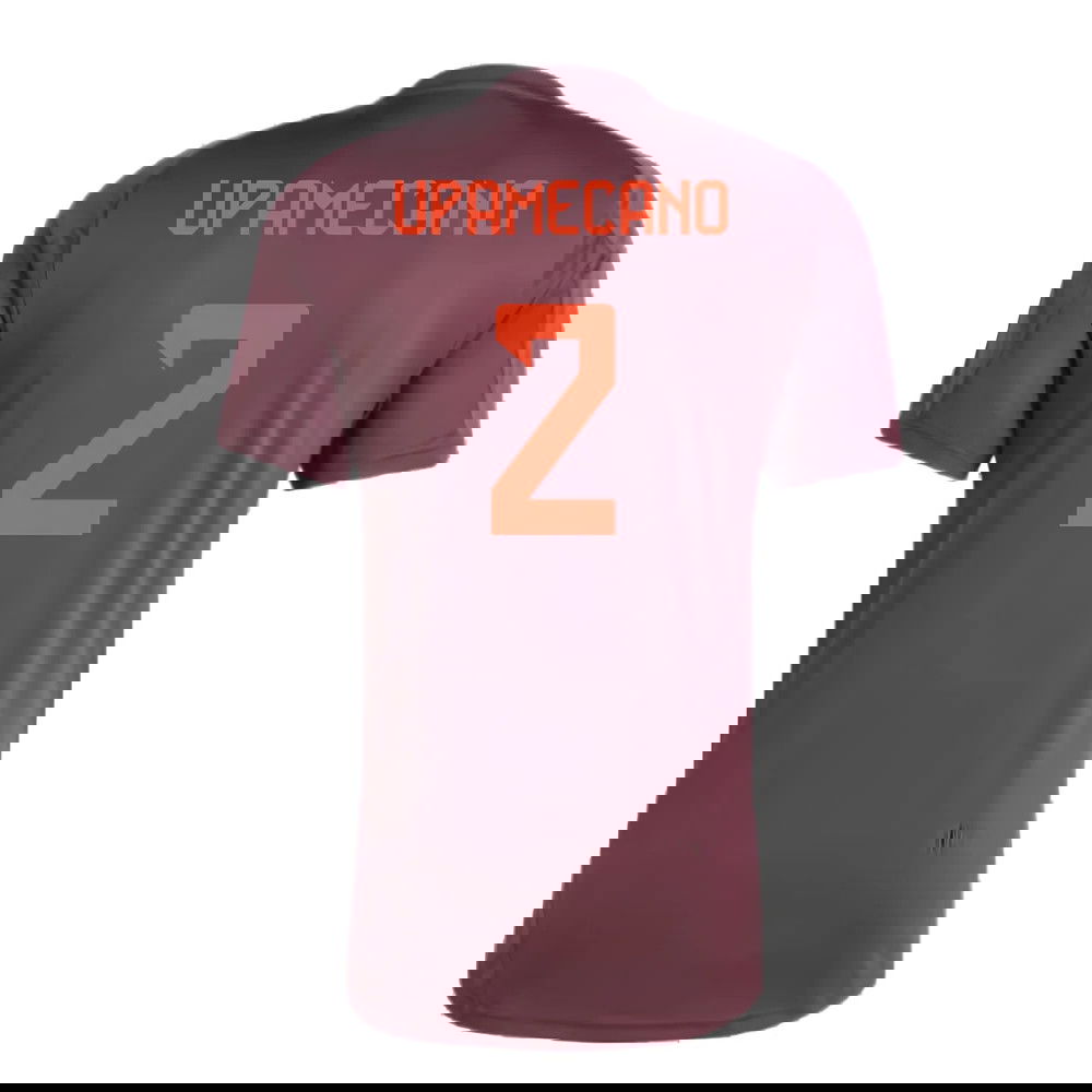 2024-2025 Bayern Munich Training Shirt (Shadow Maroon) (Upamecano 2)