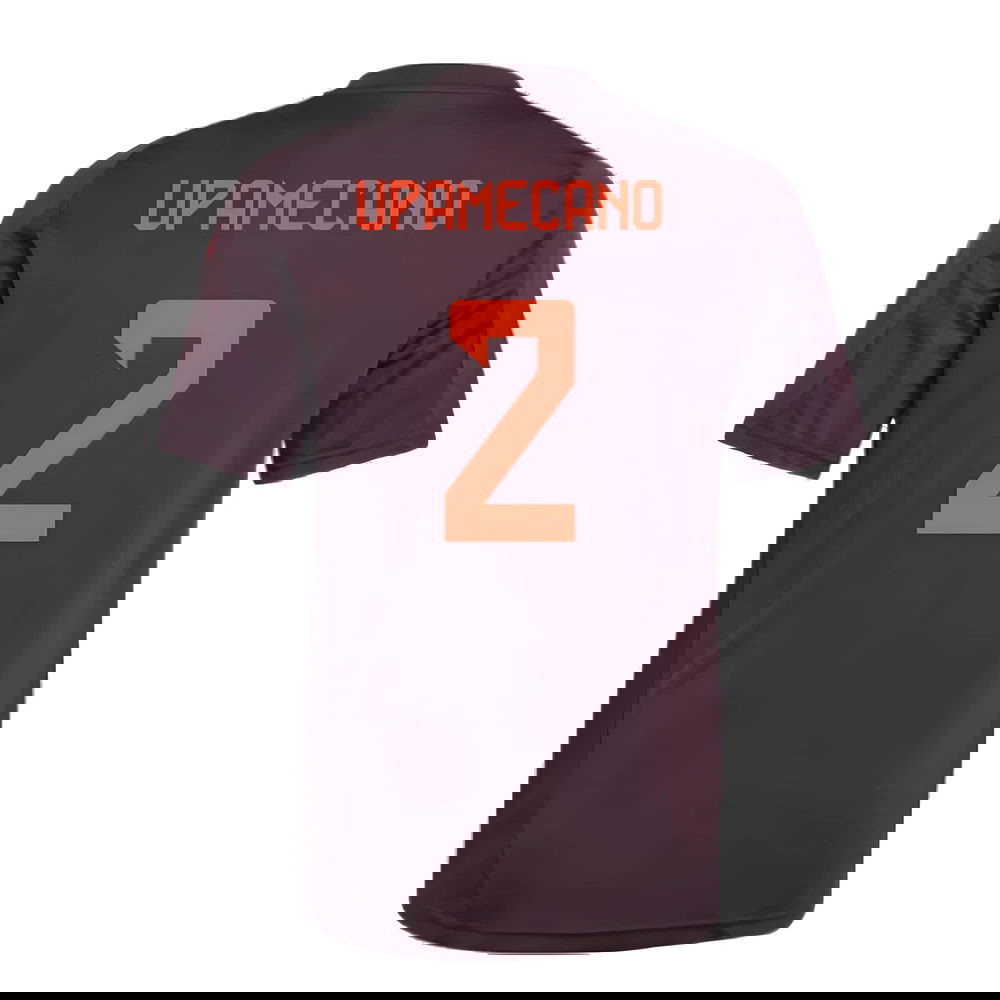 2024-2025 Bayern Munich Training Tee (Shadow Maroon) - Kids (Upamecano 2)