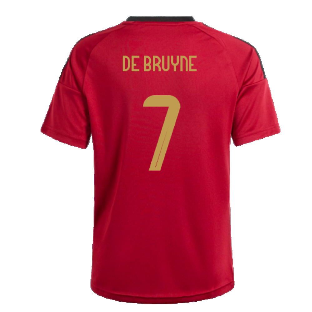 2024-2025 Belgium Home Fan Shirt (Kids) (De Bruyne 7)