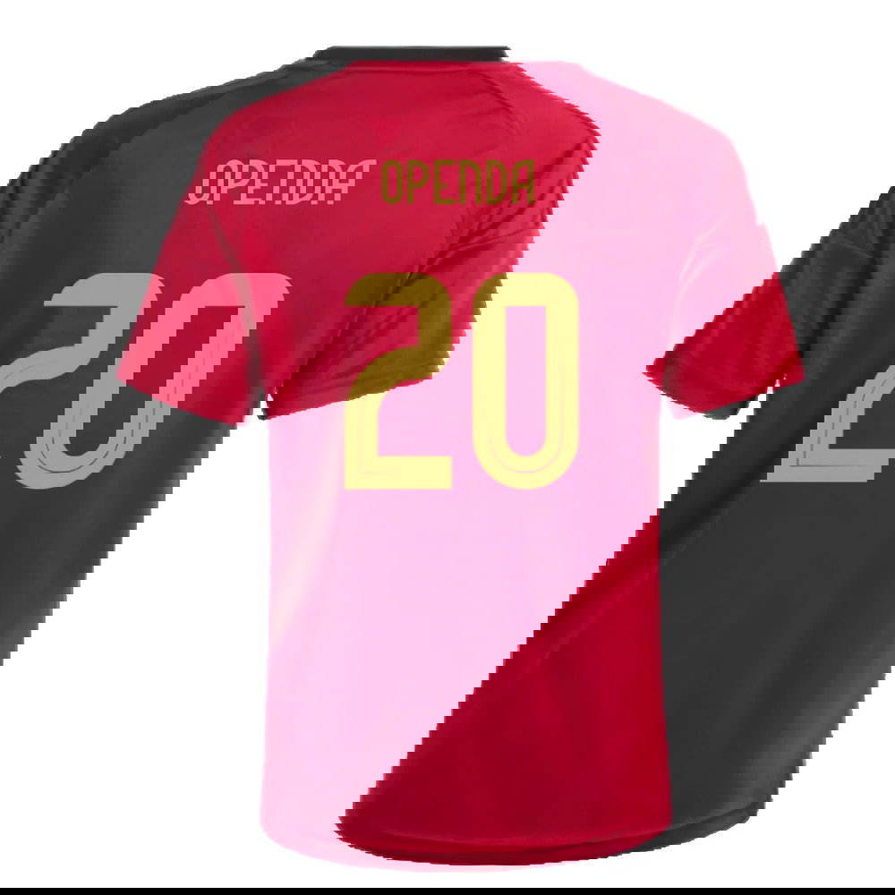 2024-2025 Belgium Home Fan Shirt (Kids) (Openda 20)